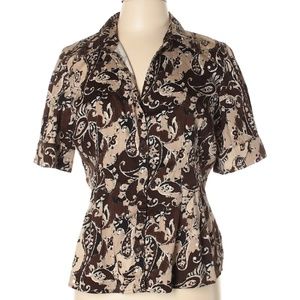 Like New Apt 9 Short Sleeve Cotton Top XL Petite